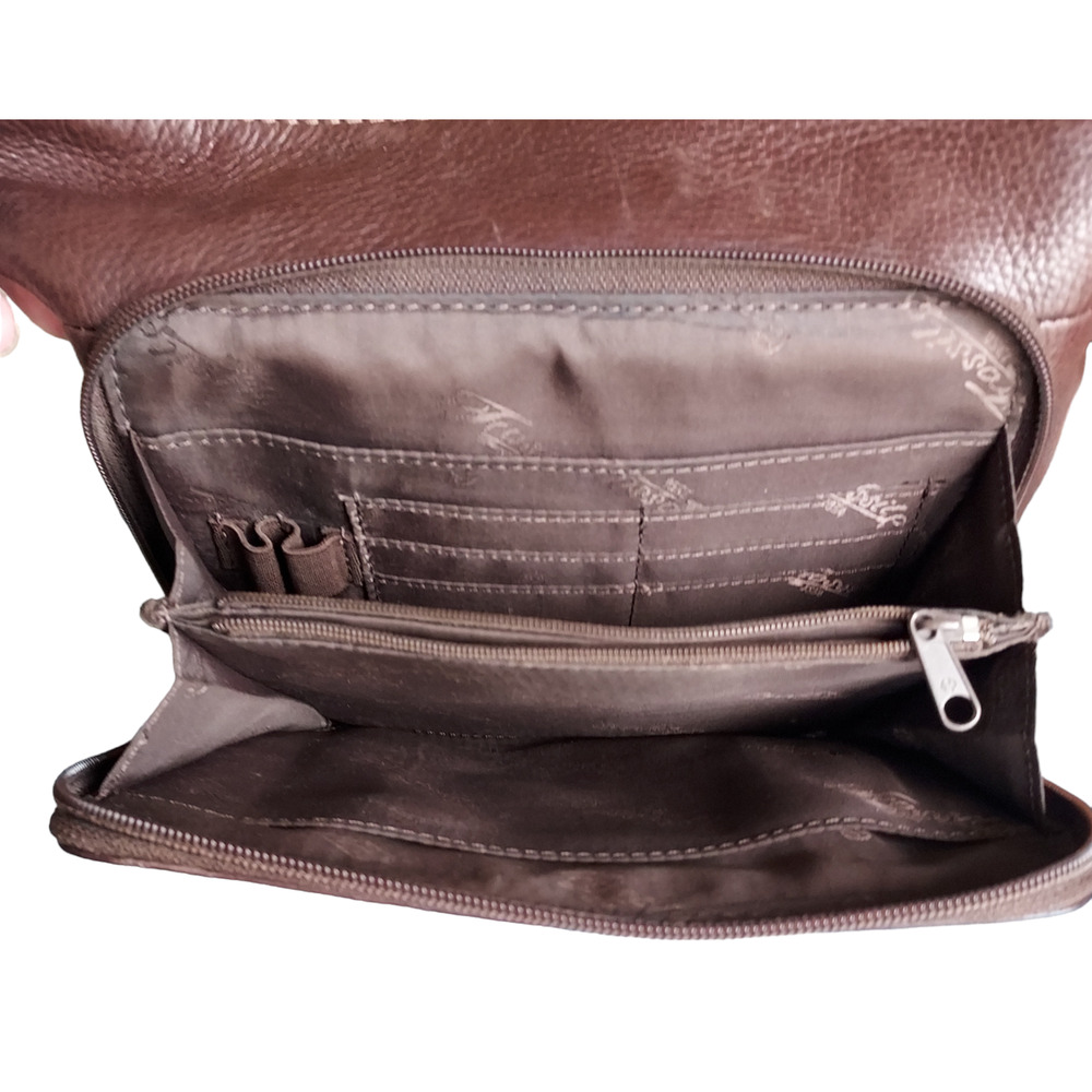 Fossil Top Grain Pebbled Butter Soft Brown Leathe… - image 5